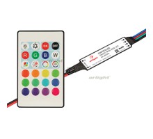 Контроллер SMART-MINI-RGB-SET (12-24V, 3x1.5A, ПДУ 24кн, IR) Arlight