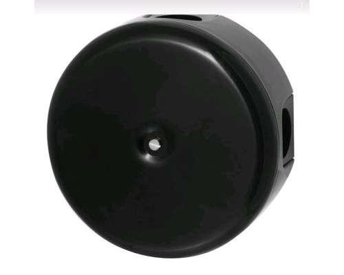 Коробка распред. 110мм, черная, пластик Bironi (4 кабельных ввода в комплекте) Ретро