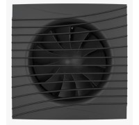 Вентилятор 125мм MATT BLACK SILENT 5C d125 с обратным клапаном на подш. DiCiTi
