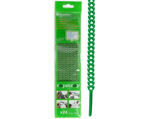 SE OptiLine 45 Стяжка кабельная зеленая RAPSTRAP (упак=24шт)