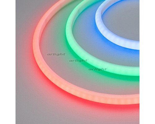 Лента LED 24V, 14.4Вт/м, 5м, RGB, IP68, 4040/120, мин. 50мм (13мм, 1 ряд) термостойкая Arlight