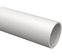 Труба ПВХ 40мм гладкая жесткая серая 3м (уп.30м) Рувинил