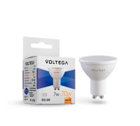 Лампа LED PAR16 GU10  7Вт 2800К матовая Simple VOLTEGA