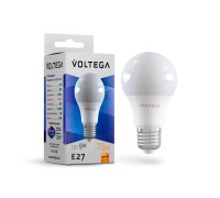 Лампа LED шар(A60) Е27  9Вт 2800К VOLTEGA