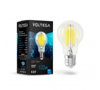 Лампа LED шар(A60) Е27 10Вт 4000К филамент графен VOLTEGA