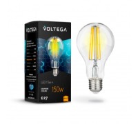 Лампа LED шар(A60) Е27 15Вт 2800К филамент графен VOLTEGA