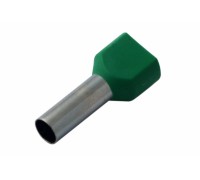 Наконечник-гильза НШВИ2  6-14 мм с изолир. фланцем зеленый (уп.100шт)