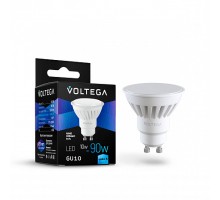 Лампа LED PAR16 GU10 10Вт 4000K керамика матовая VOLTEGA