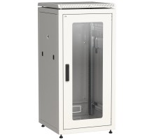 ITK Шкаф настенный 19' LINEA N 24U 600x600мм стеклянная дверь серый