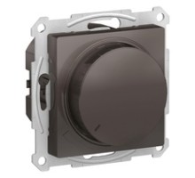 AtlasDesign мокко Светорегулятор (диммер), поворотно-нажимной, универсальный 20-630 Вт/10-315 Вт