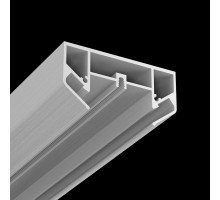Профиль для одноф. шинопровода (закладная) для натяж.потолка Maytoni накл. 3м серебро (35х66х3000мм)
