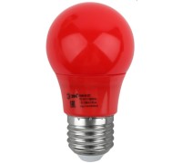 Лампа LED шар(A50) Е27  3Вт красный для белт-лайт ERARL50-E27 ЭРА