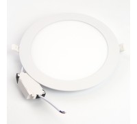 Светильник LED ультратонкий круг 15Вт 6400К Ø200 (отв185) 1050Лм slim с драйвером IP40 AL500 Feron