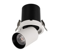 Светильник LED встр. LGD-PULL-R100-10W Day4000, белый/черный Arlight