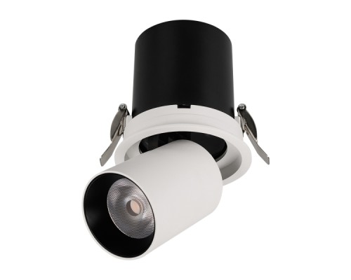 Светильник LED встр. LGD-PULL-R100-10W Day4000, белый/черный Arlight