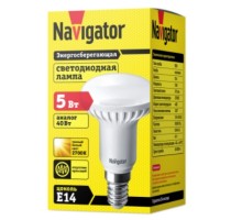 Лампа LED R50 5Вт 230В 2700К E14 Navigator 18582