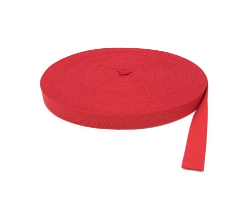 Монтажная лента текстильная 50 м цвет: красный Fedast