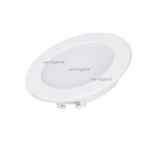 Светильник LED DL-BL90-5W 3000К, 350-400лм,белый круг IP40 Arlight
