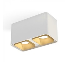 Светильник накл. 2хGU5.3 белый/золото, металл Ambrella light
