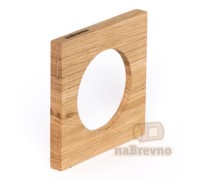 Celiane Одиночная деревянная рамка для розетки/выключателя, дуб масло naBrevno