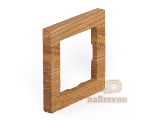Format 55 Одиночная деревянная рамка на магнитах, дуб масло naBrevno