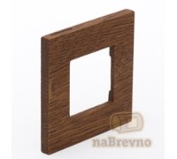 Zenit Одиночная деревянная рамка, дуб темное масло naBrevno