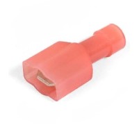 Разъем плоский РПИ-П 1,5-(6,3) штекер сечение 0,5–1,5 мм цвет красный (КВТ)