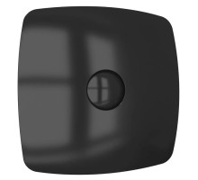 Вентилятор 100мм MATT BLACK RIO 4C черная матовая лиц.панель, с обратным клапаном на подш. DiCiTi