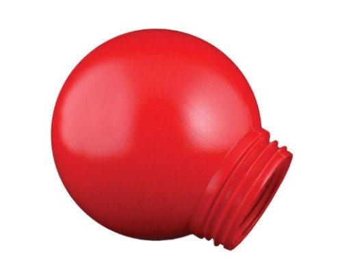 Рассеиватель НББ шар пластик красный (НСП 03-60) d150мм Элетех
