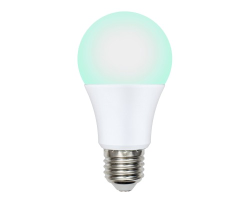 Лампа LED шар(A60) Е27  9Вт синий/зеленый, димм. для бройлеров Uniel