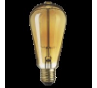 Лампа накаливания декоративная Vintage 60 вт E27 NI-V-ST64-SC17-60-230-E27-CLG Navigator