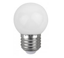 Лампа LED шар(G45) Е27  1Вт 3000К ЭРА