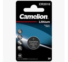 Элемент питания литиевый CR2016 (блист.1шт) Camelion