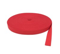 Монтажная лента текстильная 100 м цвет: красный Fedast