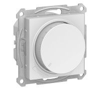 AtlasDesign белый Светорегулятор (диммер), поворотно-нажимной, LED, RC, 400Вт