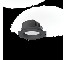 Светильник LED встр. DL-PRO 20W, черный 4000К IP65 144*71мм, д.отв 125-135 Вартон