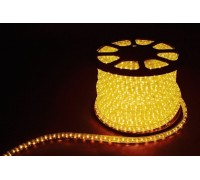 Дюралайт светодиодный LEDх72/м желтый трехжильный (бухта 50м) Feron