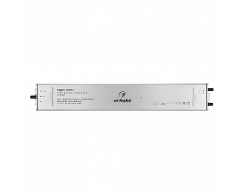 Драйвер 400Вт IP67 24,V ARPV-LG24400-LINEAR-PFC 16.6A  (400х60х22мм) Arlight