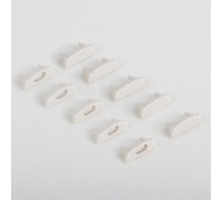 Заглушки для гибкого алюм. профиля для LED ленты (10mm) (компл. 5 пар) (старый. a043156)