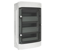 Бокс ЩРН-П-36 мод. (3*12) накладной, серый, дымчатая дверь. IP65 Unix65 EKF