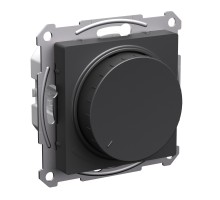 AtlasDesign базальт Светорегулятор (диммер), поворотно-нажимной, LED, RC, 400Вт