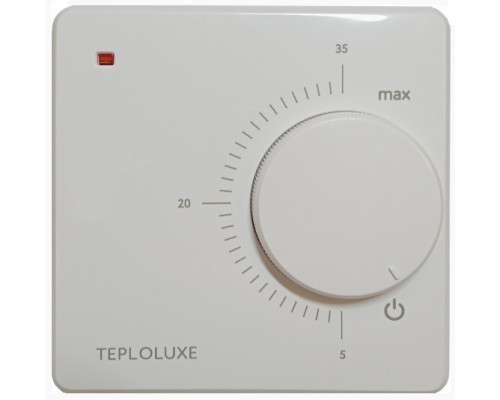 Терморегулятор мех. белый LC 001 white Теплолюкс