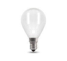 Лампа LED шар(G45) Е14  9Вт 3000К белый opal димм. Gauss Black