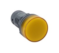 Арм. Лампа сигнальная Желтая SB7 d22мм 230В AC желт. моноблочная  SE