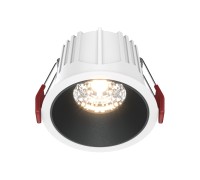 Светильник LED встр. Alfa IP20, 10W, 3000К, белый/черный, металл Maytoni