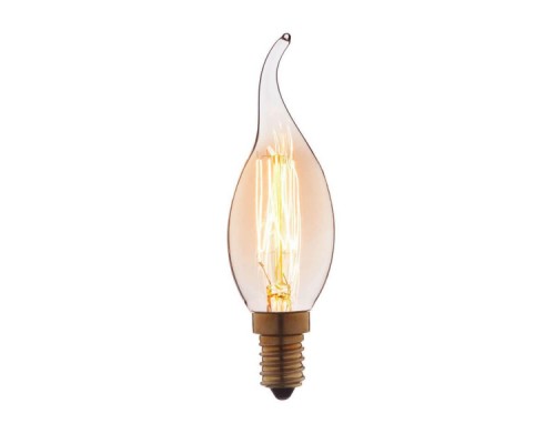 Лампа накаливания декоративная Vintage Свеча ветру 40 вт E14 LOFT IT
