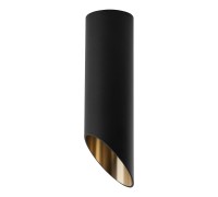 Светильник потол. (спот) Barrel tilt, GU10, черный/золото ML182 Feron