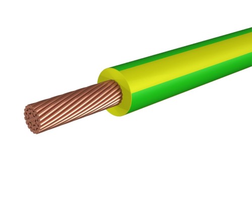 ПуГПнг(А)-HF 1х  6 провод желто-зеленый