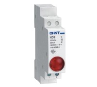Световой индикатор красный ND9-1/r AC/DC 230В (LED) (R) CHINT