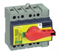 COMPACT Выключатель-разъединитель INS63 3p красная рукоятка/желтая панель SE